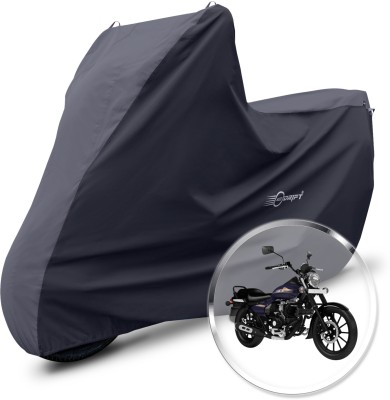 Neodrift Two Wheeler Cover for Bajaj(Avenger 150 Street, Grey, Black)