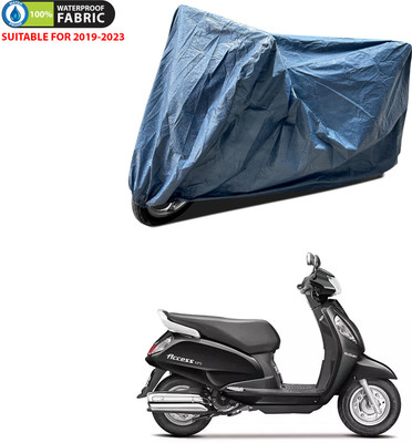 PAGORA Waterproof Two Wheeler Cover for Suzuki(Access 125, Blue)