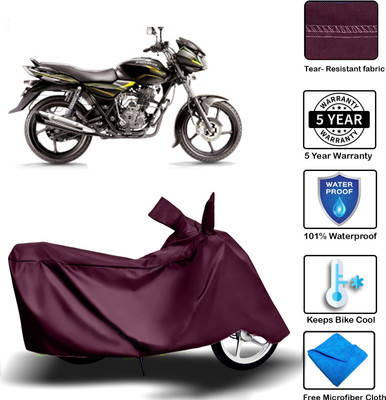 MISSION COLLECTION Waterproof Two Wheeler Cover for Bajaj(Discover 100 DTS-i, Maroon)