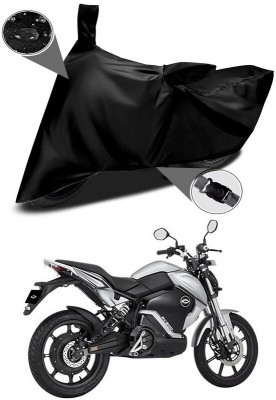 Genipap Two Wheeler Cover for Revolt(RV Cafe Racer, Black)