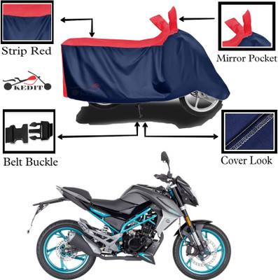 KEDIT Two Wheeler Cover for CFMoto(150NK BS6, Red, Blue)