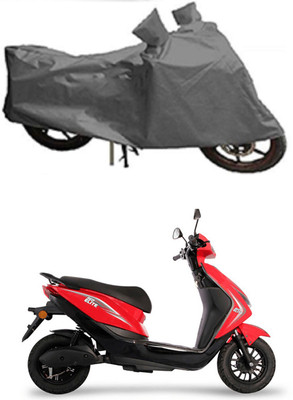 Mdstar Waterproof Two Wheeler Cover for Ampere(Reo Elite, Grey)