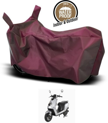 DeepShakshi AUTOMOTIVE Waterproof Two Wheeler Cover for Universal For Bike(Maroon)