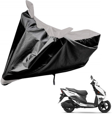 Auto Hub Two Wheeler Cover for Suzuki(Avenis 125, Silver)