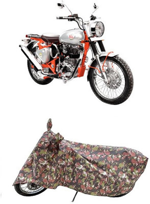 Coxtor Waterproof Two Wheeler Cover for Royal Enfield(Bullet Trials 350, Multicolor)