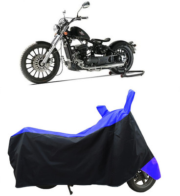 Coxtor Waterproof Two Wheeler Cover for Royal Enfield(Bobber 350, Blue)
