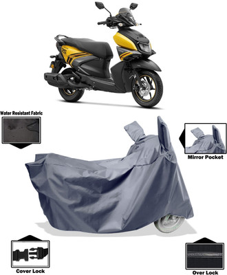 Amexride Two Wheeler Cover for Yamaha(Ray-ZR 125FI BS6, Grey)