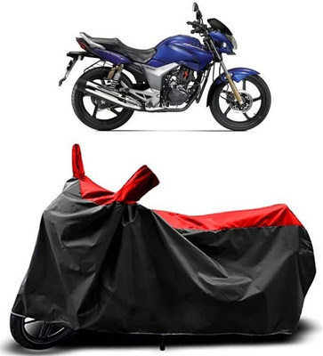 KEDIT Two Wheeler Cover for Hero(Hunk, Red, Black)