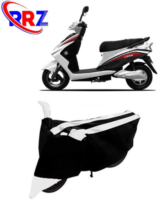 RRZ Waterproof Two Wheeler Cover for Okinawa(Praise, Black, White)