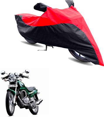 Motodreka Two Wheeler Cover for TVS(Fiero FX, Red, Black)