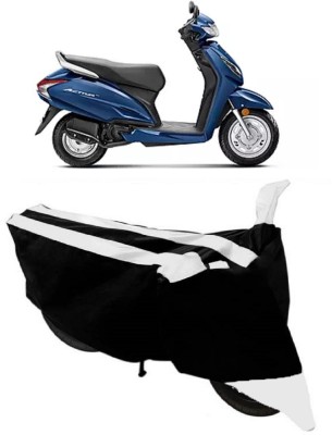 HEMSKAR Two Wheeler Cover for Honda(Activa 6G, Black, White)