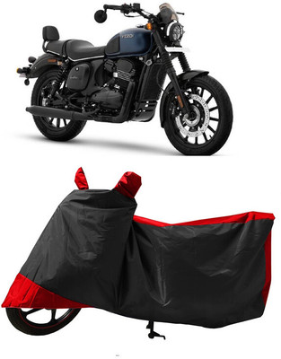 GROFATIK Two Wheeler Cover for Yezdi(Roadster, Red)