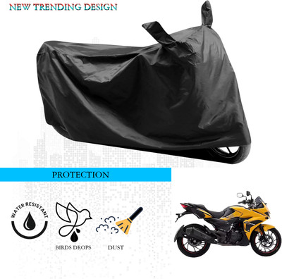 ANTHUB Waterproof Two Wheeler Cover for Hero(MotoCorp Xtreme 200S, Black)