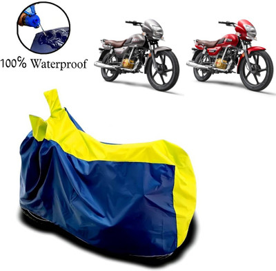 rakku Waterproof Two Wheeler Cover for TVS(Radeon, Yellow, Blue)
