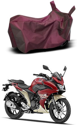 Mdstar Waterproof Two Wheeler Cover for Yamaha(Fazer-250, Maroon)