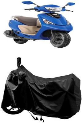 MMSSTAR Waterproof Two Wheeler Cover for TVS(Scooty Zest 110 BS6, Black)