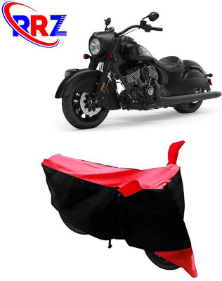 AutoGalaxy Waterproof Two Wheeler Cover for Indian(Chief Dark Horse, Black, Red)