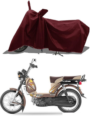 AESTRYD Two Wheeler Cover for Bajaj(Urbanite Chetak, Maroon)