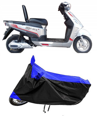 Mdstar Waterproof Two Wheeler Cover for Hero(Electric Maxi, Blue)