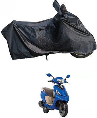the victor Waterproof Two Wheeler Cover for TVS(Scooty Zest 110, Black)
