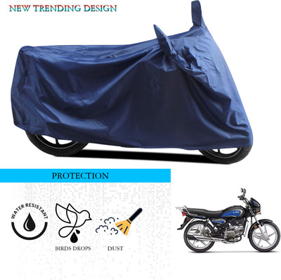 ANTHUB Waterproof Two Wheeler Cover for Hero(MotoCorp Splendor Plus, Blue)