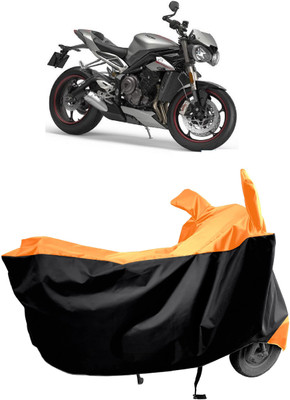 Amexride Two Wheeler Cover for Triumph(Street Triple RS BS6, Multicolor)