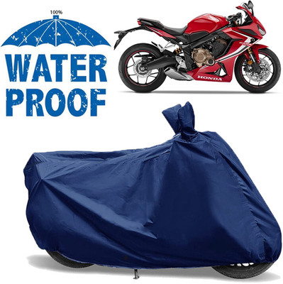 AutoGalaxy Waterproof Two Wheeler Cover for Honda(CBR650R, Blue)
