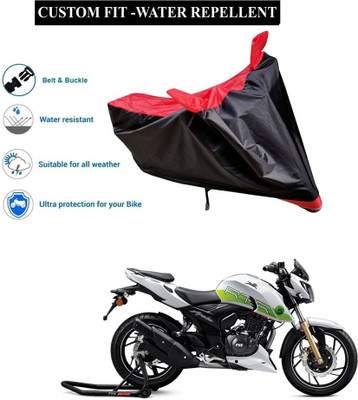 CODOKI Waterproof Two Wheeler Cover for TVS(Apache RTR 200 Fi E100, Red)