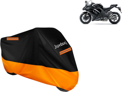 Juvdoxj Waterproof Two Wheeler Cover for Kawasaki(Ninja 1000, Orange)