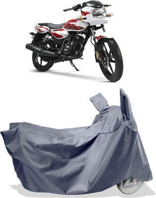 Amexride Two Wheeler Cover for TVS(Phoenix 125, Grey)