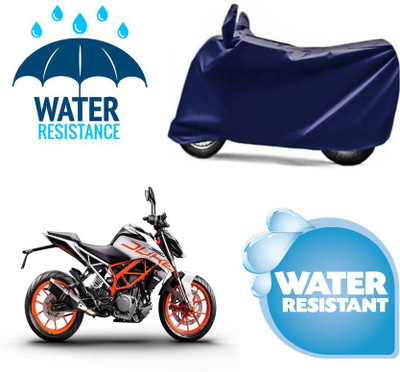 Mdstar Waterproof Two Wheeler Cover for KTM(Duke 200, Blue)