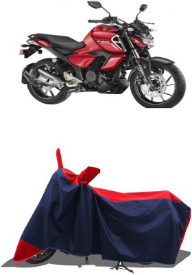 SUGASHRI Waterproof Two Wheeler Cover for Yamaha(FZS-FI V3 BS6, Red, Blue)