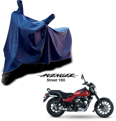 KEDIT Two Wheeler Cover for Bajaj(Avenger Street 160, Blue)
