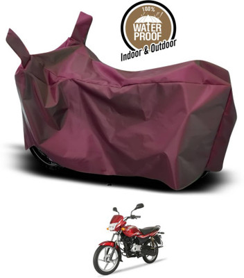 AASHTIK MART Two Wheeler Cover for Bajaj(Platina, Maroon)