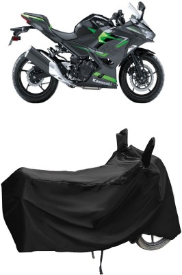 Autoprime Two Wheeler Cover for Kawasaki(Ninja 650 BS6, Black)