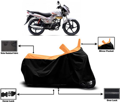 Amexride Two Wheeler Cover for Mahindra(Centuro XT, Orange)