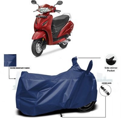 WMIZEXA Waterproof Two Wheeler Cover for Honda(Blue)