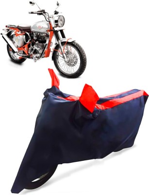 AUTO PEARL Two Wheeler Cover for Royal Enfield(Bullet Trials 350, Red, Blue)