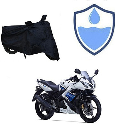 DeepShakshi AUTOMOTIVE Waterproof Two Wheeler Cover for Yamaha(YZF R15 S, Black)