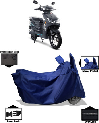 Amexride Two Wheeler Cover for Hero Electric(Motocorp Electric Atria, Blue)