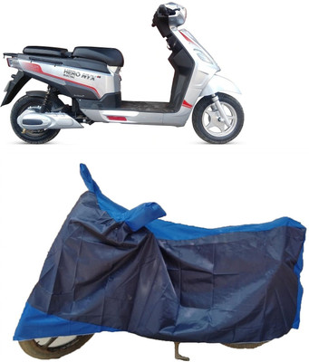 DIGGU Two Wheeler Cover for Hero(Electric NYX e5 BS6, Blue)