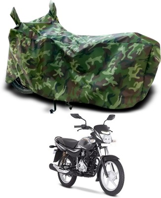 Furious3D Two Wheeler Cover for Bajaj(Platina 100, Multicolor)