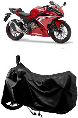 DeepShakshi AUTOMOTIVE Two Wheeler Cover for Honda(CBR500R BS6, Black)