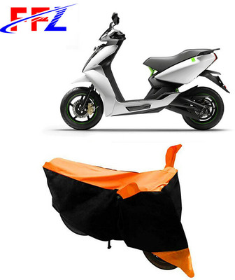 FFZ Waterproof Two Wheeler Cover for Ather(450, Black, Orange)