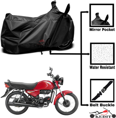 KEDIT Two Wheeler Cover for Universal For Bike(HF Dawn, Black)
