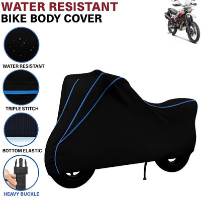 BigFly Waterproof Two Wheeler Cover for Hero(Xpulse 200T, Black, Blue)