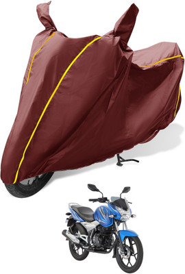 Auto Hub Waterproof Two Wheeler Cover for Bajaj(Discover 125 DTS-i, Maroon)