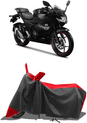 GROFATIK Two Wheeler Cover for Suzuki(Gixxer SF, Red)