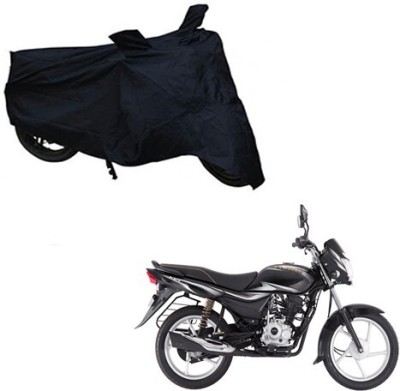 Mdstar Waterproof Two Wheeler Cover for Bajaj(Platina 100 DTS-i, Black)