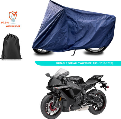 CODOKI Waterproof Two Wheeler Cover for Yamaha(YZF R1M BS6, Blue)
